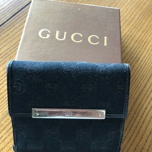 Gucci European size logo wallet